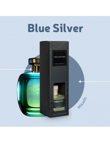 Mikado 100 ml - Blue Silver (evoca Bulgari Aqua)